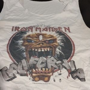Iron maiden tour shirt